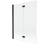 Mexen Mist paroi de douche à 2 panneaux gauche 130 x 150 cm, transparent, noir - 8A9-130-002-70-00-L 77498 5905315962157