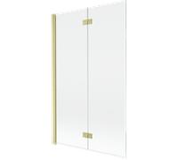 Mexen Mist paroi de douche à 2 volets gauche 110 x 150 cm, transparent, or brossé - 8A9-110-002-55-00-L 77468 5905315961655