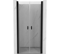 Mexen Mist porte de douche battante 85 cm, transparentes, noires - 8A7-085-000-70-00 78574 5905315960269