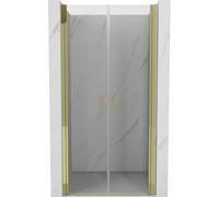 Mexen Mist porte de douche pivotante 100 cm, transparent, doré - 8A7-100-000-50-00 78533 5905315960023