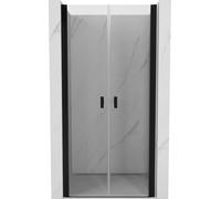 Mexen Mist Porte de douche pivotante 90 cm Transparent Noir