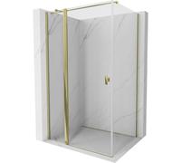 Mexen Mist T cabine de douche pivotante 115 x 110 cm, transparent, doré - 8A4T-115-110-50-00 70634 5905315592170