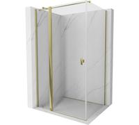 Mexen Mist T cabine de douche pivotante 75 x 100 cm, transparent, or - 8A4T-075-100-50-00 70615 5905315591876
