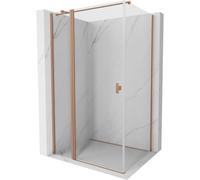 Mexen Mist T cabine de douche pivotante 95 x 80 cm, transparent, cuivre brossé - 8A4T-095-080-65-00 70944 5905315593894