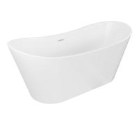 Mexen Montana baignoire autoportante 150 x 75 cm, blanche, trop-plein blanc - 52011507500-20 45590 5905315378224
