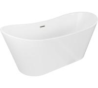 Mexen Montana baignoire autoportante 180 x 90 cm, blanc, bonde nickel brossé - 52011809000-97