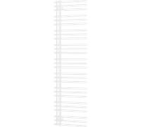 Mexen Neptun radiateur de salle de bains décoratif 1600 x 500 mm, 662 W, blanc - W101-1600-500-00-20 21474 5905315050625