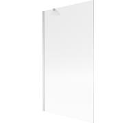 Mexen Next Écran de baignoire à 1 battant 100 x 150 cm, rayé, nickel brossé - 895-100-000-00-09-97