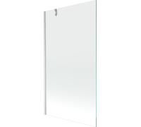 Mexen Next Écran de baignoire à 1 battant 100 x 150 cm, transparent, nickel brossé - 895-100-000-00-00-97