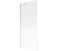 Mexen Next Écran de baignoire à 1 battant 80 x 150 cm, rayé, nickel brossé - 895-080-000-00-09-97