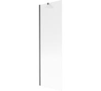 Mexen Next écran de baignoire à 1 vantail 60 x 150 cm, strié, gris canon brossé - 895-060-000-00-09-66 47132 5905315316097