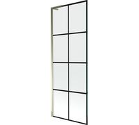 Mexen Next L 70x150 cm Écran de baignoire, or, design noir