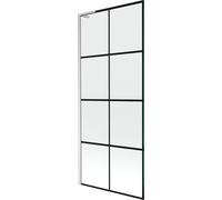 Mexen Next L écran 80x150 cm 1 aile noir nickel brossé