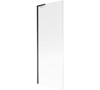Mexen Next L pare-douche de baignoire 1-volet 70 x 150 cm, rayures, noir - 895-070-000-03-09-70 51471 5905315318565
