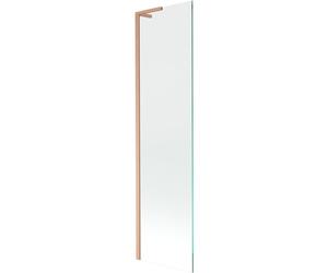 Mexen Next L pare-douche de baignoire à 1 volet 50 x 150 cm, transparent, cuivre brossé - 895-050-000-03-00-65 51397 5905315317827