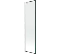 Mexen Next L pare-douche pour baignoire 1 volet 50 x 150 cm, cadre noir, blanc - 895-050-000-03-70-20 52595 5905315319982