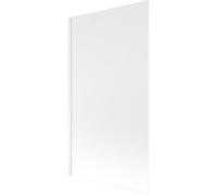 Mexen Next L paroi de baignoire à 1 volet 100 x 150 cm, givré, blanc - 895-100-000-03-30-20 51498 5905315318831