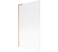 Mexen Next L paroi de baignoire à 1 volet 100 x 150 cm, rayures, cuivre brossé - 895-100-000-03-09-65 51462 5905315318473