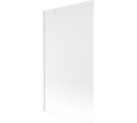 Mexen Next Pare-baignoire 1 vantail 100 x 150 cm, motif strass, blanc - 895-100-000-00-30-20