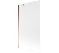 Mexen Next Pare-baignoire 1 vantail 100 x 150 cm, motif strass, rose doré - 895-100-000-00-30-60