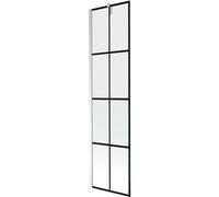 Mexen Next Pare-baignoire 1 vantail 50 x 150 cm, motif noir, chrome - 895-050-000-00-77-01