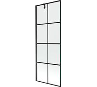 Mexen Next Pare-baignoire 1 vantail 70 x 150 cm, motif noir, noir - 895-070-000-00-77-70