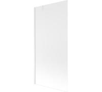 Mexen Next Pare-baignoire 1 vantail 90 x 150 cm, motif Rhinestone, blanc - 895-090-000-00-30-20
