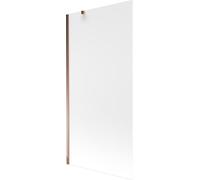 Mexen Next Pare-baignoire 1 vantail 90 x 150 cm, motif strass, rose doré - 895-090-000-00-30-60