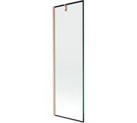 Mexen Next pare-douche 1 volet 60 x 150 cm, cadre noir, cuivre brossé - 895-060-000-00-70-65 47334 5905315316998