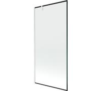 Mexen Next pare-douche à 1 vantail 90 x 150 cm, cadre noir, blanc - 895-090-000-00-70-20 20324 5905315135841