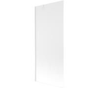Mexen Next pare-douche de baignoire à 1 volet 80 x 150 cm, givré, blanc - 895-080-000-00-30-20 20259 5905315135230