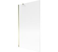 Mexen Next paroi de baignoire 1-volet 100 x 150 cm, rayures, doré - 895-100-000-00-09-50 47081 5905315315892