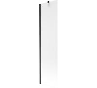 Mexen Next paroi de baignoire à 1 panneau 50 x 150 cm, givrée, noire - 895-050-000-00-30-70 20222 5905315135384