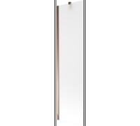 Mexen Next paroi de baignoire à 1 vantail 50 x 150 cm, givré, or rose - 895-050-000-00-30-60 20216 5905315135322