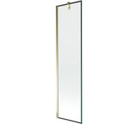Mexen Next paroi de douche 1-volet 50 x 150 cm, cadre noir, or - 895-050-000-00-70-50 20305 5905315135865