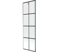 Mexen Paroi de douche Next – 1 volet 60×150 cm, grille noire, finition chrome