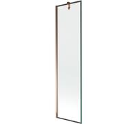 Mexen Next paroi de douche à 1 volet 50 x 150 cm, cadre noir, or rose - 895-050-000-00-70-60 20306 5905315135926