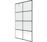 Mexen Next paroi de douche pliante 1 volet 100 x 150 cm, grille noire, nickel brossé - 895-100-000-00-77-97 48020 5905315317513