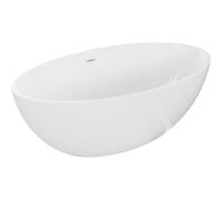 Mexen Nike baignoire autoportante 175 x 100 cm, blanche, trop-plein blanc - 54071751000-20 46502 5905315384621