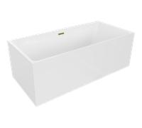 Mexen Nita baignoire autoportante 170 x 80 cm, blanche, trop-plein doré - 52091708000-50 45861 5905315379931