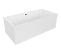 Mexen Nita baignoire autoportante 170 x 80 cm, blanche, trop-plein gun metal - 52091708000-95 45876 5905315379993