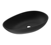 Mexen Nora lavabo de comptoir en composite 60 x 36 cm, noir - 23056071 21388 5907709158917