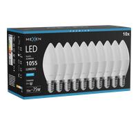 Mexen Nova 10x Ampoule LED E14, C37, 10W, Froid - 6500K, 1055 lm - L102-E14-1065-01x10 95910 5907931022604