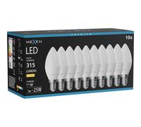 Mexen Nova 10x Ampoule LED E14, C37, 3W, Chaude - 3000K, 315 lm - L102-E14-0330-01x10 95887 5907931022376