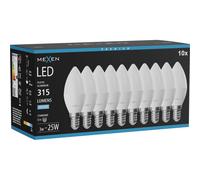 Mexen Nova 10x Ampoule LED E14, C37, 3W, Froid - 6500K, 315 lm - L102-E14-0365-01x10 95889 5907931022390