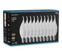 Mexen Nova 10x Ampoule LED flamme E14, C37, 10W, Chaud - 3000K, 1055 lm - L106-E14-1030-01x10 95954 5907931023038