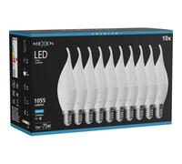 Mexen Nova 10x Ampoule LED flamme E14, C37, 10W, Froid - 6500K, 1055 lm - L106-E14-1065-01x10 95956 5907931023052