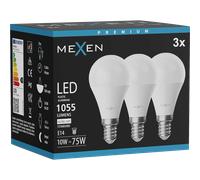 Mexen Nova 3x Ampoule LED E14, G45, 10W, Neutre - 4000K, 1055 lm - L101-E14-1040-01x03 95478 5907931014296