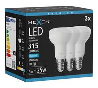 Mexen Nova 3x Ampoule LED E14, R50, 3W, Froid - 6500K, 315 lm - L103-E14-0365-01x03 95673 5907931014968
