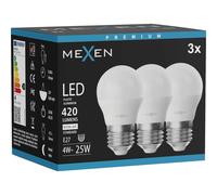 Mexen Nova 3x Ampoule LED E27, G45, 4W, Neutre - 4000K, 420 lm - L101-E27-0440-01x03 95520 5907931014388